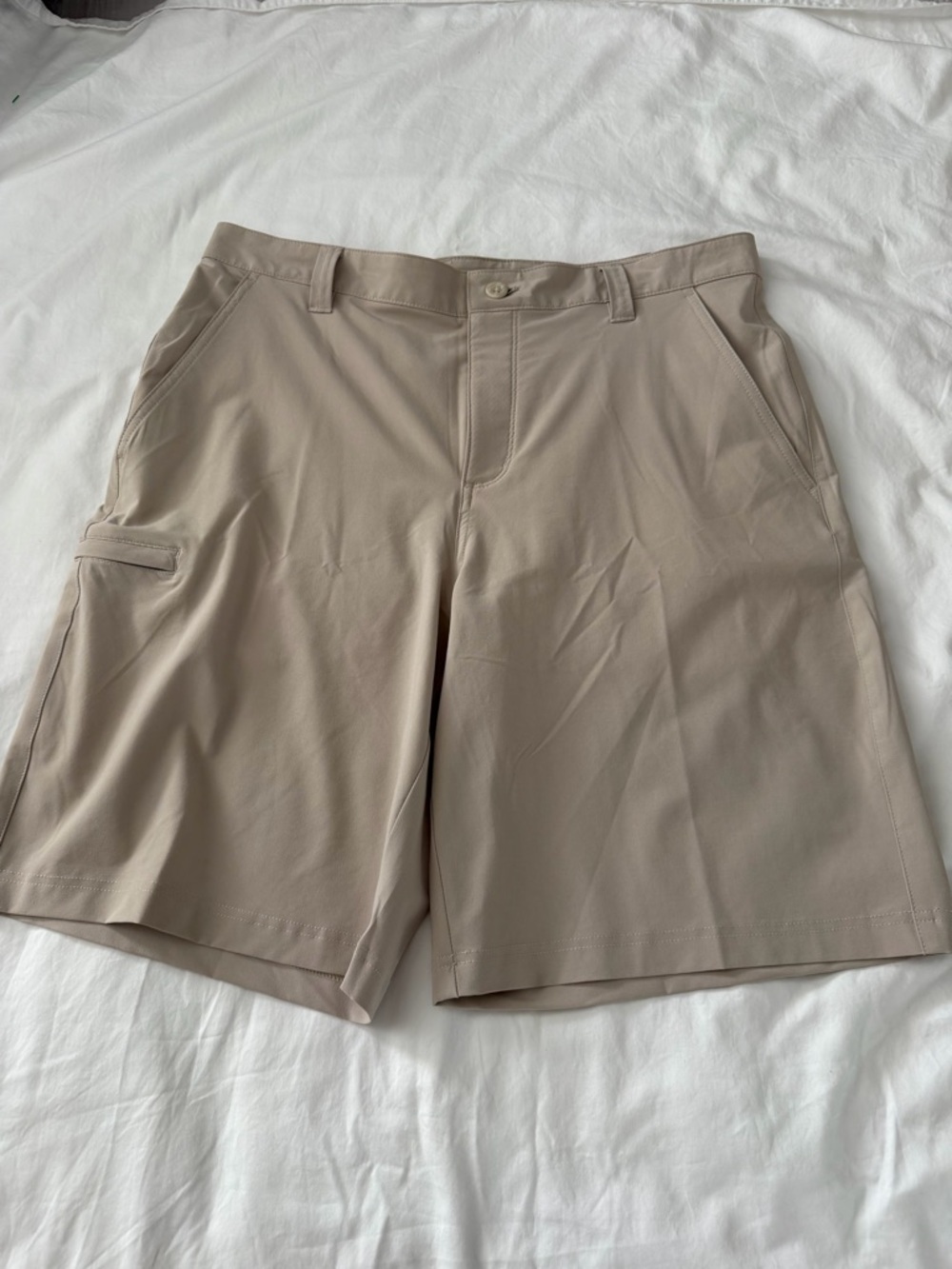 Men's Columbia PFG Khaki Hybrid Active Shorts Size 36/10